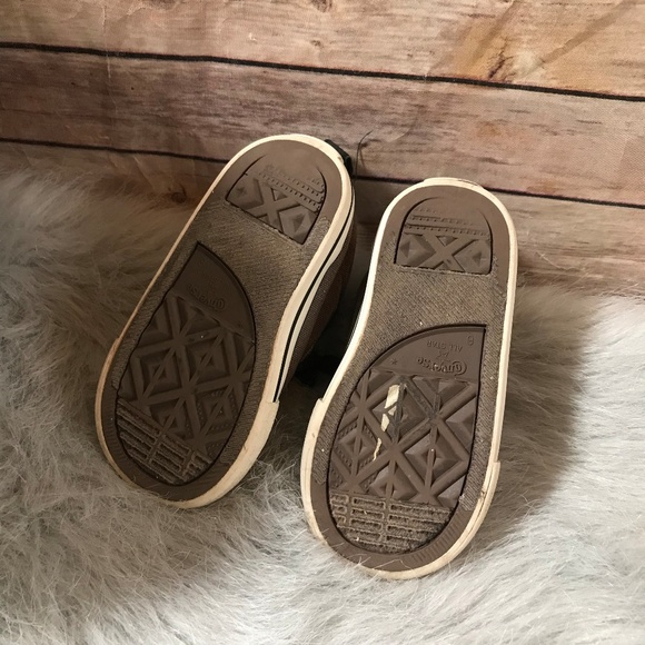 Converse Street No Tie Gray Black Low Shoes Boy 6 - Picture 5 of 8